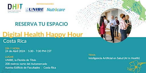 Image principale de Digital Health Happy Hour: Costa Rica