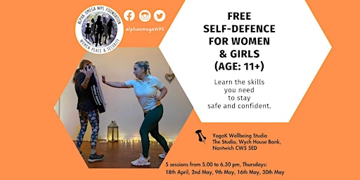Hauptbild für Free Self-defence programme for women (5 sessions Nantwich) Alpha Omega WPS