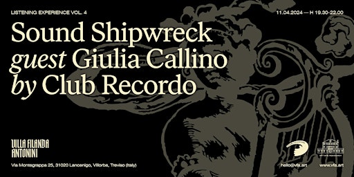 Imagem principal do evento Sound Shipwreck vol.4