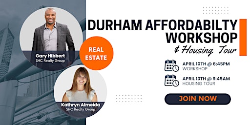 Imagen principal de Durham Affordability Workshop & Housing Tour