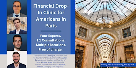 US and France Tax and Financial Planning 1:1 Consultations