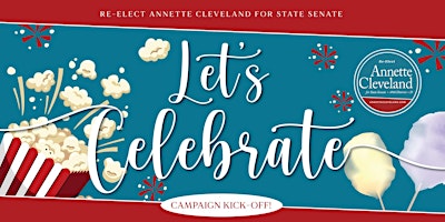 Let's Celebrate! Re-elect Annette Cleveland for State Senate primary image