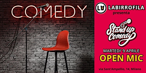 Immagine principale di STAND-UP COMEDY open mic a LA BIRROFILA 