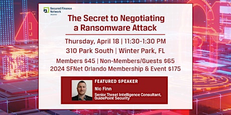 The Secret to Negotiating  a Ransomware Attack
