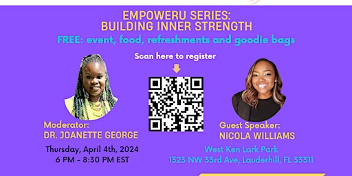 Imagen principal de EmpowerU Series Workshops: Building Inner Strength