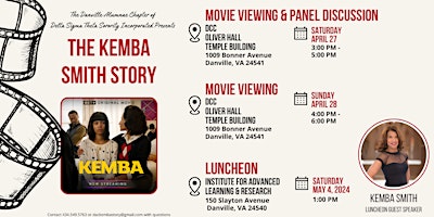 The Kemba Story - Movie Viewing & Panel Discussion primary image