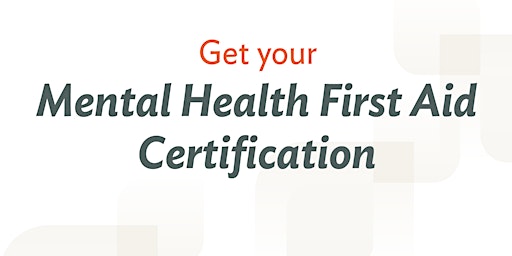 Copy of Adult Mental Health First Aid primary image