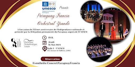 Image principale de Concert Paraguay Francia Orchestral  - Ysando