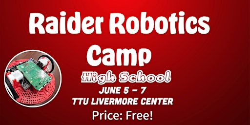 Primaire afbeelding van Raider Robotics Commuter Camp - High School
