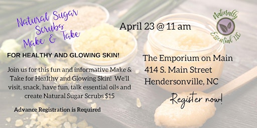 Natural Sugar Scrub Make & Take primary image