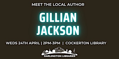 Primaire afbeelding van Darlington Libraries: Meet the Author-Gillian Jackson