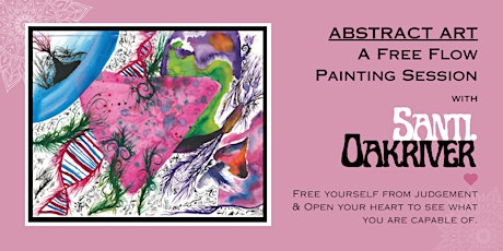 Abstract Art - Free Flow Painting Session