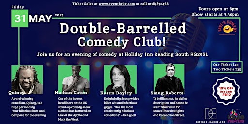 Primaire afbeelding van Comedy Club at Holiday Inn Reading South - Step into an Evening of Endless