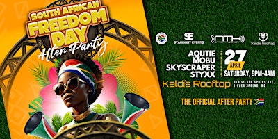Imagem principal do evento SOUTH AFRICAN FREEDOM DAY AFTER PARTY "OFFICIAL PARTY"