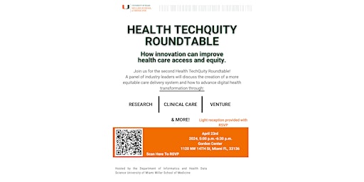 Primaire afbeelding van Health TechQuity Roundtable