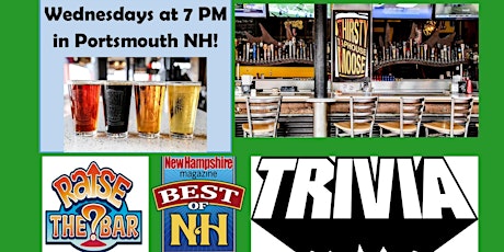 Raise the Bar Trivia Wednesdays at the Thirsty Moose Portsmouth