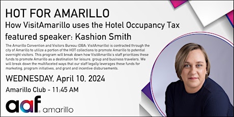HOT for Amarillo - How VisitAmarillo uses the Hotel Occupancy Tax