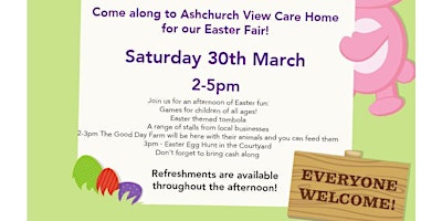 Ashchurch View Easter Fair primary image