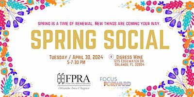 Primaire afbeelding van FPRA Orlando Spring Social