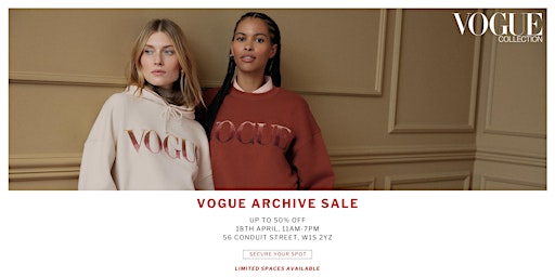 Primaire afbeelding van Vogue Collection Archive Sale