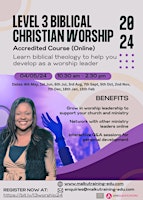 Primaire afbeelding van Level 3 Christian Worship Course (Accredited)