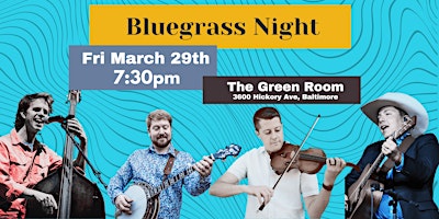 Bluegrass Night at The Green Room primary image