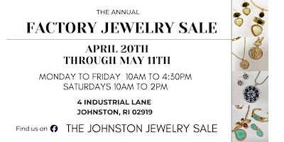 Imagem principal do evento Factory Jewelry Sale