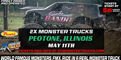 Primaire afbeelding van 2X Monster Trucks Live Peotone, IL - 12PM MATINEE