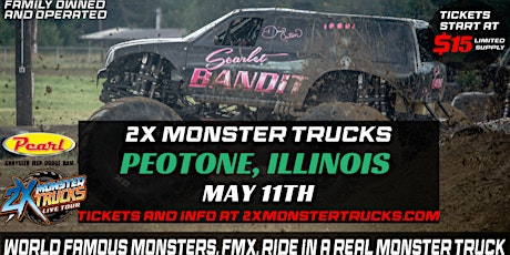 2X Monster Trucks Live Peotone, IL - 12PM MATINEE