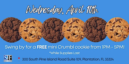 Imagem principal do evento Free Mini Crumbl Cookie Day