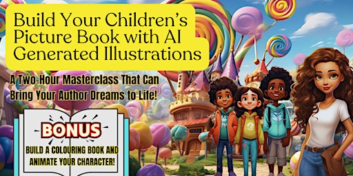 Primaire afbeelding van {VIRTUAL}QUICKLY BUILD YOUR CHILDREN'S PICTURE BOOK WITH AI- ILLUSTRATIONS