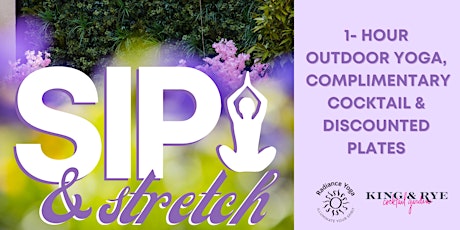 Sip & Stretch Outdoor Yoga