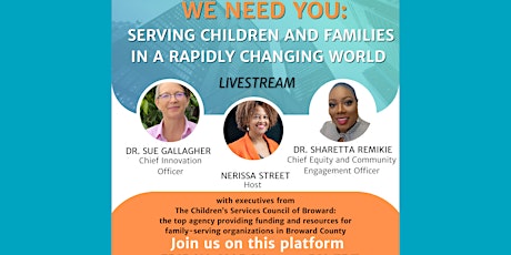 We Need You: Serving Children and Families in a Rapidly Changing World