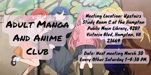 Adult Manga And Anime Club primary image