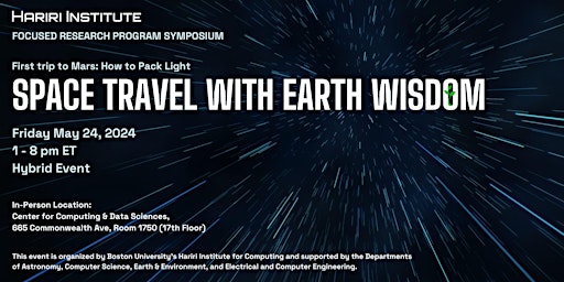 Hauptbild für Space Travel with Earth Wisdom (Hybrid Event)