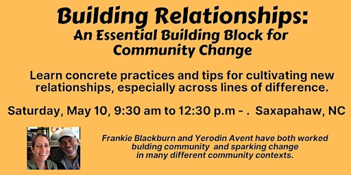 Relationship Building Workshop primary image