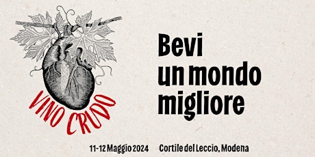 VINO CRUDO 24 - BEVI UN MONDO MIGLIORE