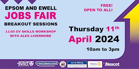 Epsom & Ewell Jobs Fair - Breakout Sessions - CV Skills Workshop