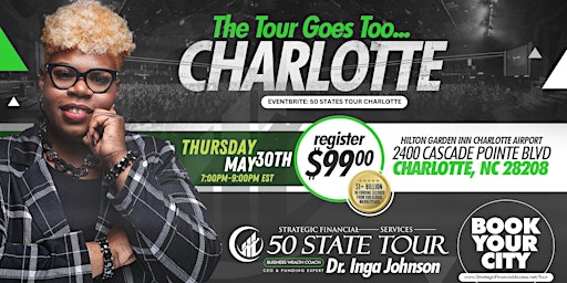 Imagem principal de 50 STATES TOUR: BUSINESS FUNDING BLUEPRINTS: CHARLOTTE