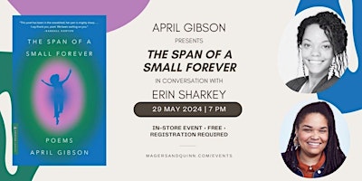 Imagen principal de April Gibson presents The Span of a Small Forever with Erin Sharkey