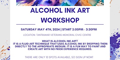 Alcohol Ink Art Workshop primary image