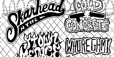 Primaire afbeelding van Skarhead/Cold Concrete/Y-Town Menace/Whoregami