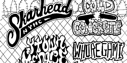Skarhead/Cold Concrete/Y-Town Menace/Whoregami primary image