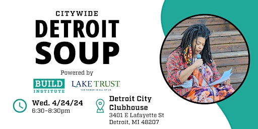 Imagem principal do evento April Citywide Detroit SOUP