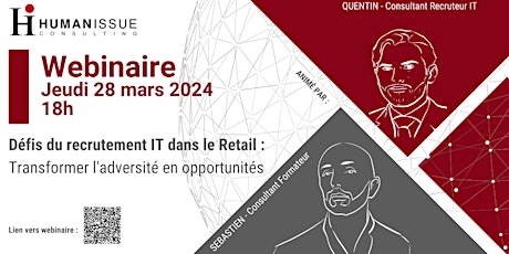 Webinaire: Défis du recrutement IT dans le Retail