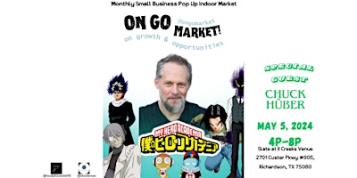 Imagem principal do evento On GO Market May 5th w/ Chuck Huber