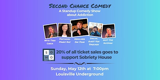 Imagem principal de Second Chance Comedy: A Standup Comedy Show about Addiction