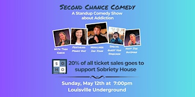 Imagem principal do evento Second Chance Comedy: A Standup Comedy Show about Addiction