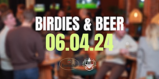 Imagem principal do evento Birdies & Beers: Indoor Golf Get-Together powered by Krombacher