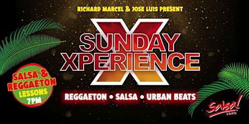 Primaire afbeelding van Sunday Xperience!                                 Salsa & Reggaeton Classes